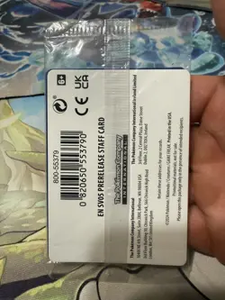 Pokemon Temporal Forces Staff Prerelease Promo Set of 4 NM Factory Sealed Cards - Image 2