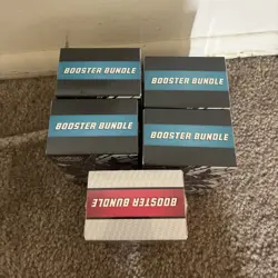 Pokemon Booster Bundle Lot Black Bolt, White Flare X5 - Image 2