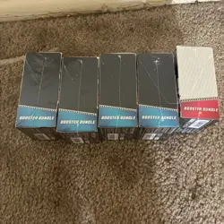 Pokemon Booster Bundle Lot Black Bolt, White Flare X5 - Image 3