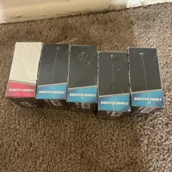 Pokemon Booster Bundle Lot Black Bolt, White Flare X5 - Image 5