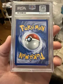 Pokemon Goldeen Expedition Reverse Holo #111 PSA 8 - Image 2