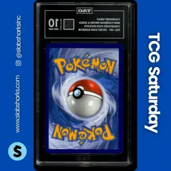 2020 POKEMON SWSH CHAMPION'S PATH #074/073 CHARIZARD VMAX RAINBOW SR TAG 10 - Image 2