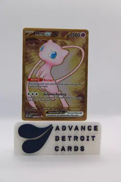 Mew ex 205/165 Metal Card SV151 Hyper Rare Gold Pokemon Card NM/M - Image 1