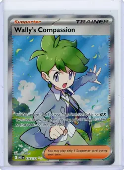 Pokemon Wally's Compassion 176/132 Me01: Mega Evolution Ultra Rare Holo ! - Image 1