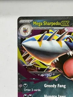 2025 Pokemon Phantasmal Flames Mega Sharpedo ex #061/094 Fresh Pull 3/19 - Image 2