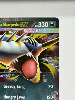 2025 Pokemon Phantasmal Flames Mega Sharpedo ex #061/094 Fresh Pull 3/19 - Image 3