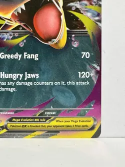 2025 Pokemon Phantasmal Flames Mega Sharpedo ex #061/094 Fresh Pull 3/19 - Image 5