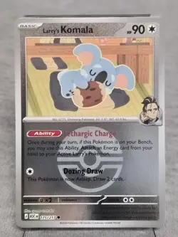 Larry’s Komala 175/217 Common Poke Ball Reverse Holo Pokemon TCG Ascended Heroes - Image 1