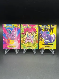 Nidoran Nidorino Nidoking Pokemon Attack Cards Top 2025 Peru US Seller - Image 1