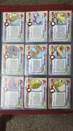 Pokemon Topps TV Animation Series Non-Holo Lot 90 Cards Binder included. - Image 4