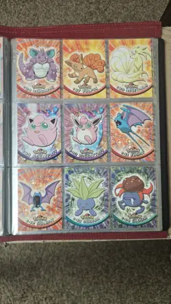 Pokemon Topps TV Animation Series Non-Holo Lot 90 Cards Binder included. - Image 5