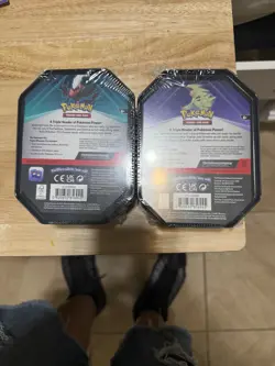 Pokemon Triple Tin Booster Packs Darkrai & Tyranitar 2022 English Sealed (2 pack - Image 2