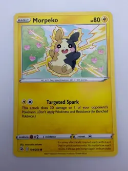 #109/264 Morpeko Normal Common - Pokemon Fusion Strike English NM - Image 1