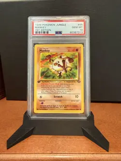 PSA 10 Mankey 1st Edition Jungle #55 Pokemon Card GEM MINT WOTC - Image 1