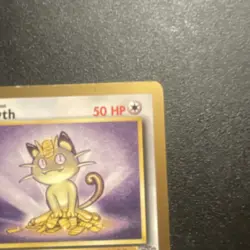 Meowth 56/64 Jungle Common Regular HP 50 Wizards Pokemon TCG 1999 English - Image 4