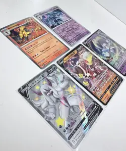 Pokemon holo Grimmsnarl V Single Strike Urshifu V Indeedee V Holo Lot 5 Cards - Image 1