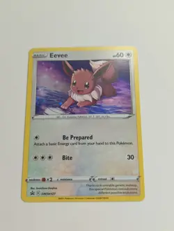 Eevee SWSH127 - Black Star Promo - Holo Pokemon Card - Mint (M) Holographic TCG - Image 3