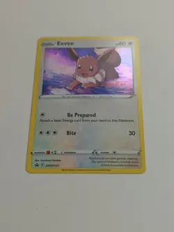 Eevee SWSH127 - Black Star Promo - Holo Pokemon Card - Mint (M) Holographic TCG - Image 4