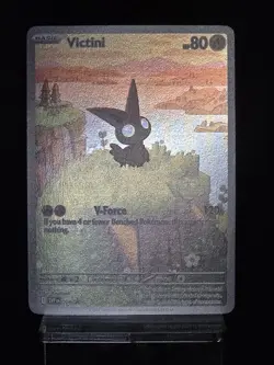 2025 Pokemon SV Black Star Promo Victini SVP EN 208 Illustration Rare - Image 5
