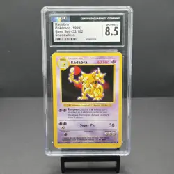 Kadabra Pokemon TCG Base Set (1999) 32/102 Regular Shadowless CGC 8.5 🔥 - Image 1