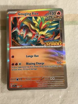Surging Sparks Sealed Staff Prerelease Promo Pokemon 4 Cards NM - Image 1