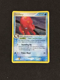 Pokemon TCG Octillery 10/115 Unseen Forces Reverse Holo Stamp Upside Down Error - Image 2