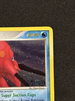 Pokemon TCG Octillery 10/115 Unseen Forces Reverse Holo Stamp Upside Down Error - Image 5