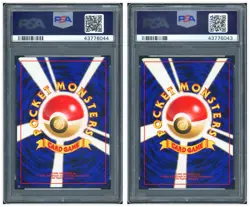 Pokemon PSA 9*2 Shining Gyarados & Shining Magikarp Holo 2000 NEO 3 Japanese - Image 2