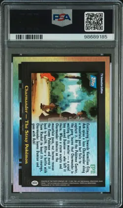 2000 #EP11 CHARMANDER-THE STRAY POKEMON PSA 9 - Image 2