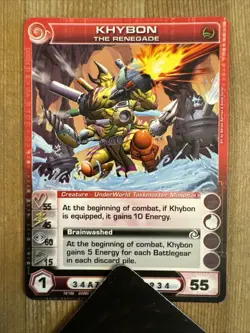 KHYBON 2008 Chaotic Creature card-Dawn of Perim-Uncommon #10/100 LP - Image 1