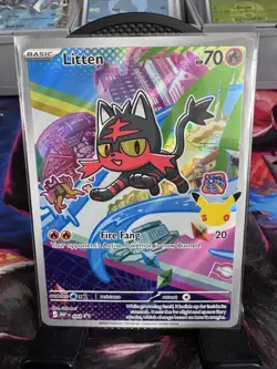 Pokemon First Partner Promos 30th Alolan Starters Rowlet 43 Litten 44 Popplio 45 - Image 5