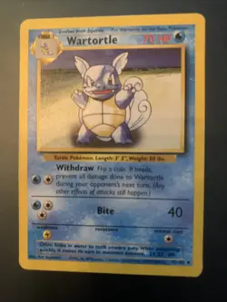 Pokemon TCG Squirtle And Wartortle Base Set 63/102 42/102 LP - Image 4