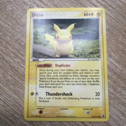 2005 POKEMON EX DELTA SPECIES #63 DITTO [PIKACHU] - Image 3