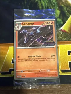 Pokemon Phantasmal Flames STAFF Promo Pack Factory Sealed - Image 1