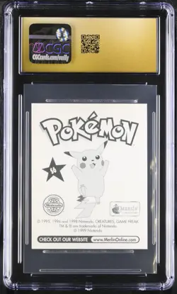 1999 Pokemon Merlin Pikachu Prism #S6 PRISTINE 10 (POP 4) - Image 2