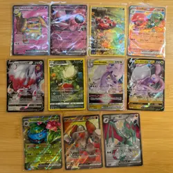 Pokemon Illustration Rare, Full Art, V VSTAR Ex Shiny Lot Of 11 Cards - Image 1