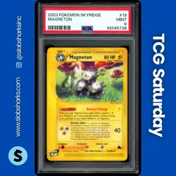 2003 POKEMON SKYRIDGE #19/144 MAGNETON NON HOLO RARE PSA 9 - Image 1