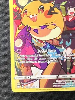 ❤‍🔥 Dedenne Ultra Rare SWSH09: Brilliant Stars Trainer Pokemon TG07/TG30 NM ✨ - Image 5
