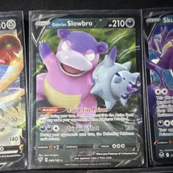 Pokemon TCG Sword & Shield V Card Lot 7 Holo Vikavolt Scizor Slowbro - Image 3