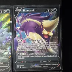 Pokemon TCG Sword & Shield V Card Lot 7 Holo Vikavolt Scizor Slowbro - Image 4