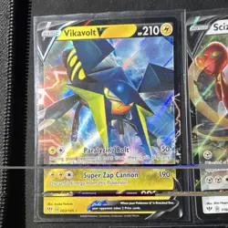 Pokemon TCG Sword & Shield V Card Lot 7 Holo Vikavolt Scizor Slowbro - Image 5