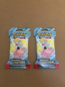Pokemon TCG Scarlet & Violet: JOURNEY TOGETHER *Sleeved* Booster Pack - Image 1