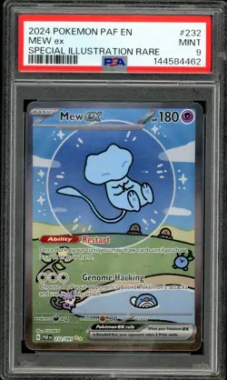 Pokemon Mew EX 232/091 SIR PSA 9 “Bubble Mew” - Image 1