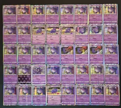40*Lot Pokemon TCG Chinese Gengar Master Poke Ball Reverse Holo #13 JL89 - Image 1