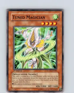 Yu-Gi-Oh TCG Tuned Magician SOVR-EN029 1st Edition Regular Common Card LP-NM - Image 1