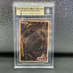 2002 LOB 001 Blue-Eyes White Dragon Unlimited UR Yu-Gi-Oh Card - Beckett 9.5 - Image 2