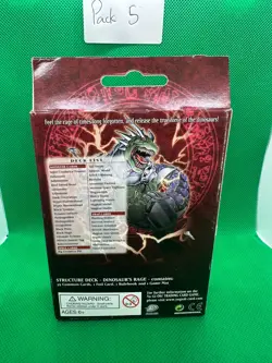 Yu Gi Oh Structure Deck Dinosaurs Rage 1st Edition - Unopened New - Image 4