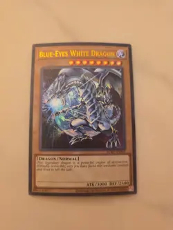 Blue-Eyes White Dragon Ultra Rare LCKC-EN001 Yu-Gi-Oh NM/MINT - Image 1