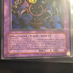Yu-Gi-Oh! TCG Card Thousand-Eyes Restrict DB1-EN195 Old Super Rare Mint - Image 4