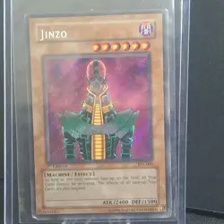 YuGiOh Jinzo PSV-000 Pharaoh's Servant 1st Edition Secret Rare Effect Machine - Image 1